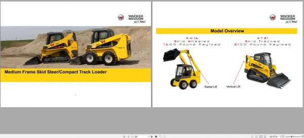 Wacker Neuson Compact Machine Excavators Steer Track Loaders Product Guide 2
