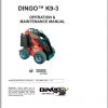 Wacker Neuson Dingo Mini Loader K93 Hydraulic Diagram Parts Operation Maintenance Manual 1