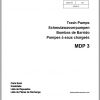 Wacker Neuson Dirt Water Pumps MDP3 Operators Parts Manual EN DE ES FR 1