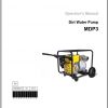 Wacker Neuson Dirt Water Pumps MDP3 Operators Parts Manual EN DE ES FR 2
