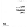 Wacker Neuson Fire Pumps MFP 1.5 MFP 2 Operators Parts Manual EN DE ES FR 2