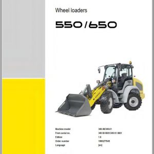 Wacker Neuson Kramer Allrad Wheel Loaders 650 Allrounder Operators Service Manual 2013 1