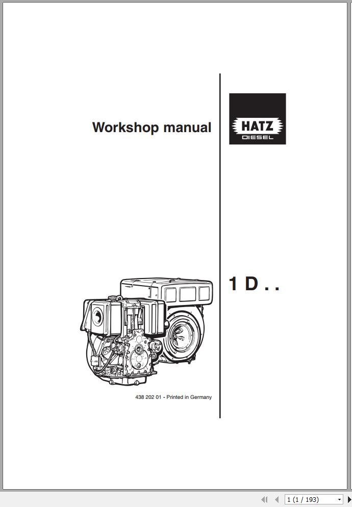 Wacker Neuson Pumps PTS4H PTS4V PTK4 Hatz Operators Repair Parts Manual EN DE ES FR IT 1