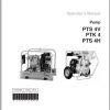Wacker Neuson Pumps PTS4H PTS4V PTK4 Hatz Operators Repair Parts Manual EN DE ES FR IT 2