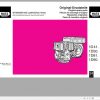 Wacker Neuson Pumps PTS4H PTS4V PTK4 Hatz Operators Repair Parts Manual EN DE ES FR IT 3