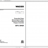 Wacker Neuson Reversible Vibratory Plates BPU3545A Operator Repair Parts Manual 0008783 3