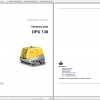Wacker Neuson Reversible Vibratory Plates DPU 130 Le Operator Repair Parts Manual 0610143 2