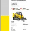 Wacker Neuson Skid Steer Loader Track 1101 Service Operators Parts Manual EN DE FR 1