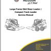 Wacker Neuson Skid Steer Loader Track ST50 Error Codes Service Operators Parts Manual EN FR ES 2