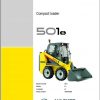 Wacker Neuson Skid Steer Loader Wheel Loaders 501 Operators Service Parts Manual EN DE FR 2
