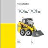Wacker Neuson Skid Steer Loader Wheel Loaders 701 Operators Service Parts Manual EN DE FR 1