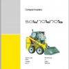 Wacker Neuson Skid Steer Loader Wheel Loaders 701 Operators Service Parts Manual EN DE FR 2