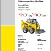 Wacker Neuson Skid Steer Loader Wheel Loaders 901 Operators Service Parts Manual EN DE FR 1