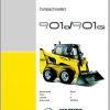 Wacker Neuson Skid Steer Loader Wheel Loaders 901 Operators Service Parts Manual EN DE FR 2