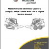 Wacker Neuson Skid Steer Loader Wheel Loaders SW17 Operators Service Parts Manual EN FR ES 2