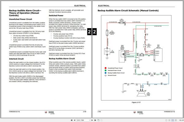 Wacker Neuson Skid Steer Loader Wheel Loaders SW17 Operators Service Parts Manual EN FR ES 3