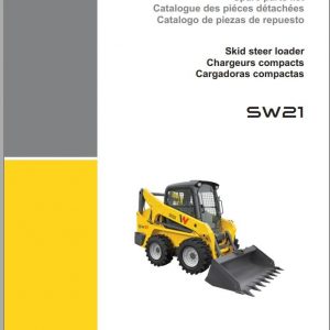 Wacker Neuson Skid Steer Loader Wheel Loaders SW21 Operators Service Parts Manual EN FR ES 1