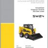 Wacker Neuson Skid Steer Loader Wheel Loaders SW24 Operators Service Parts Manual EN FR DE 1
