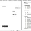 Wacker Neuson Tandem Roller RD11V Operators Manual Service Manual Spare Parts Catalog 0007694 3