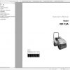 Wacker Neuson Tandem Roller RD12A Operators Manual Service Manual Spare Parts Catalog 0620369 1
