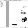 Wacker Neuson Tandem Roller RD27 Operator Service Manual Spare Parts Catalog 0620038 1