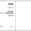 Wacker Neuson Tandem Roller RD27 Operators Manual Service Manual Spare Parts Catalog 0620394 1