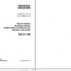 Wacker Neuson Tandem Roller RD27 Operators Manual Service Manual Spare Parts Catalog 0620510 1