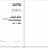 Wacker Neuson Tandem Roller RD27 Operators Manual Service Manual Spare Parts Catalog 0620512 1