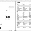 Wacker Neuson Tandem Roller RT 820 Operators Manual Service Manual Spare Parts Catalog 0007644 1