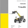 Wacker Neuson Telehandlers TH625 Operators Service Parts Manual EN DE FR 2