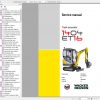 Wacker Neuson Track Excavators 1404 Operator Service Manual Spare Parts Catalog 2