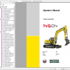 Wacker Neuson Track Excavators 14504 Operator Service Manual Spare Parts Catalog 2