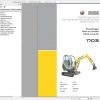 Wacker Neuson Track Excavators 1703 Operator Service Manual Spare Parts Catalog 2