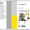Wacker Neuson Track Excavators 2003 Operator Service Manual Spare Parts Catalog 1