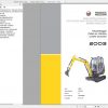 Wacker Neuson Track Excavators 2003 Operator Service Manual Spare Parts Catalog 2