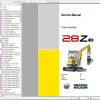 Wacker Neuson Track Excavators 28Z3 Operator Service Manual Spare Parts Catalog 1