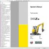 Wacker Neuson Track Excavators 38Z3 Operator Service Manual Spare Parts Catalog 1