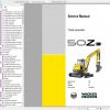 Wacker Neuson Track Excavators 50Z3 Operator Service Manual Spare Parts Catalog 2