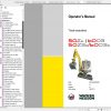 Wacker Neuson Track Excavators 6003 Operator Service Manual Spare Parts Catalog 1