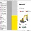 Wacker Neuson Track Excavators 75Z3 Operator Service Manual Spare Parts Catalog 1
