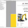 Wacker Neuson Track Excavators ET16 Operator Service Manual Spare Parts Catalog 3
