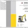 Wacker Neuson Track Excavators ET18 Operator Service Manual Spare Parts Catalog 3