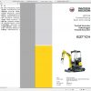 Wacker Neuson Track Excavators EZ17 CN Operator Service Manual Spare Parts Catalog 3