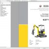 Wacker Neuson Track Excavators EZ17 Operator Service Manual Spare Parts Catalog 3