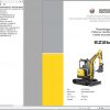 Wacker Neuson Track Excavators EZ26 Operator Service Manual Spare Parts Catalog 3