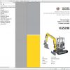 Wacker Neuson Track Excavators EZ28 Operator Service Manual Spare Parts Catalog 3