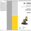 Wacker Neuson Track Excavators EZ50 Operator Service Manual Spare Parts Catalog 1