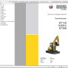 Wacker Neuson Track Excavators EZ50 Operator Service Manual Spare Parts Catalog 2