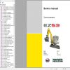 Wacker Neuson Track Excavators EZ53 Operator Service Manual Spare Parts Catalog 2