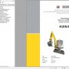 Wacker Neuson Track Excavators EZ53 Operator Service Manual Spare Parts Catalog 3